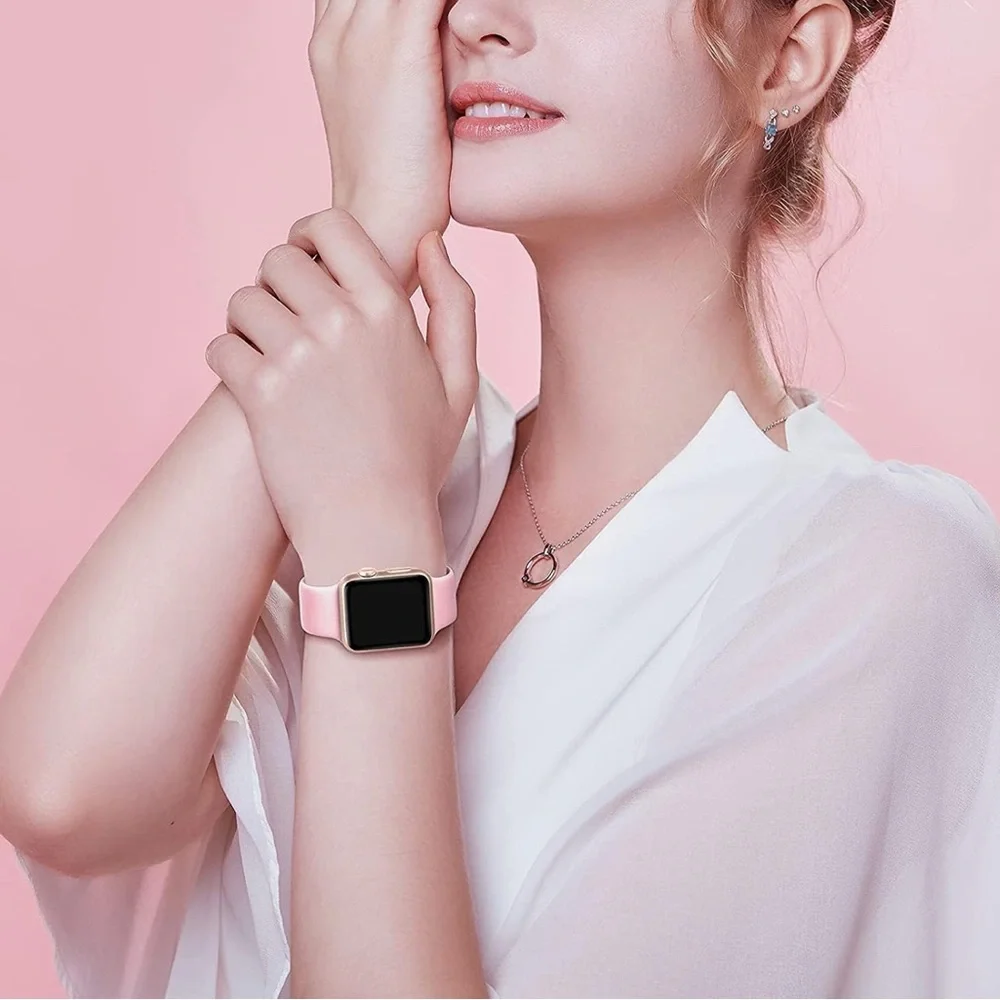 6 Pack Sport Bands Compatible with Apple Watch Band